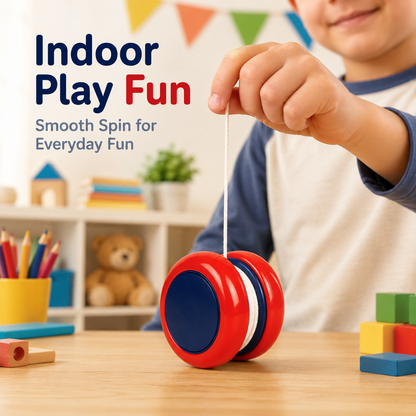 Classic Yo-Yo Toy – Smooth Spinning Yo-Yo with Strong String for Indoor & Outdoor Play