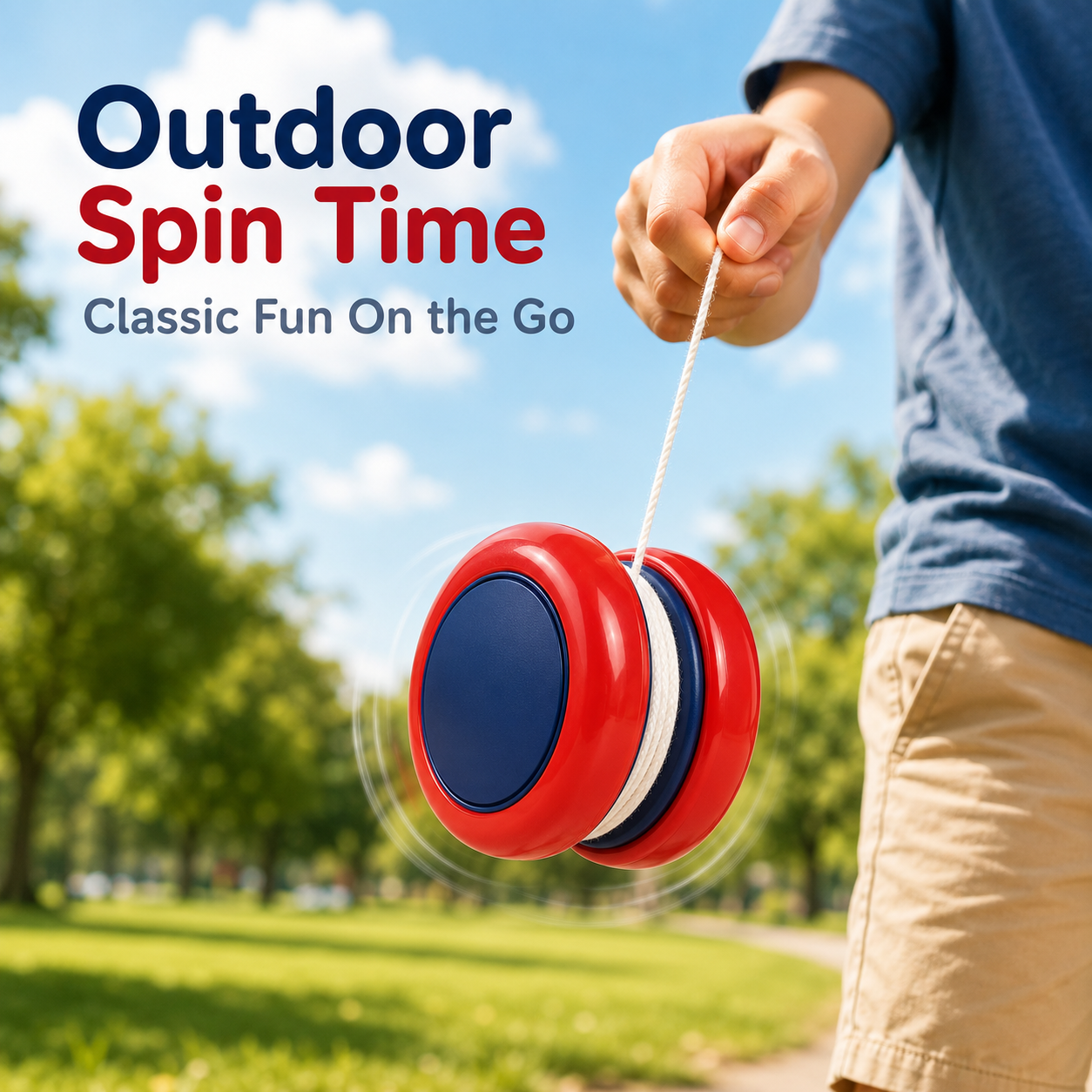 Classic Yo-Yo Toy – Smooth Spinning Yo-Yo with Strong String for Indoor & Outdoor Play
