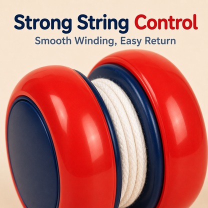 Classic Yo-Yo Toy – Smooth Spinning Yo-Yo with Strong String for Indoor & Outdoor Play